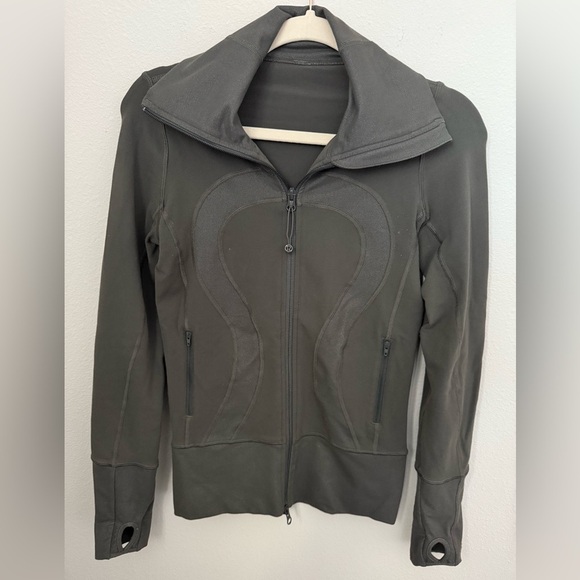 lululemon athletica Sweaters - Lululemon Define Jacket Olive Green Zip Up